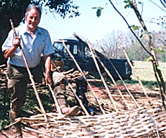 Alan Brown making a hurdle